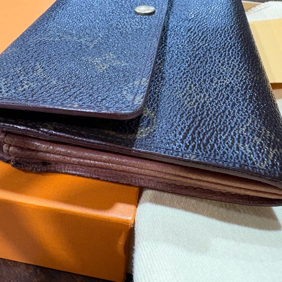 Louis Vuitton Dark Brown Monogram Snap Continental Wallet - Picture 4 of 10